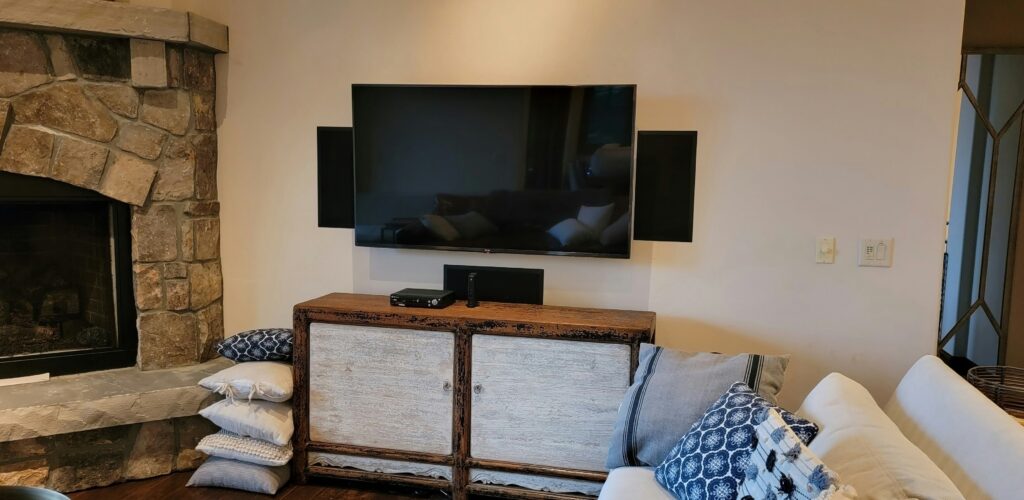 fireplace entertainment center