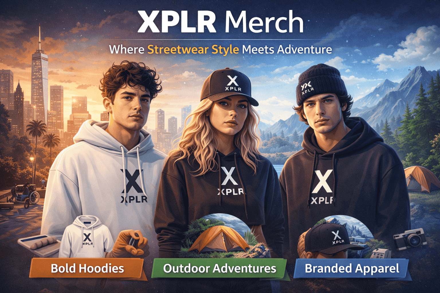 XPLR Merch: Where Streetwear Style Meets Adventure