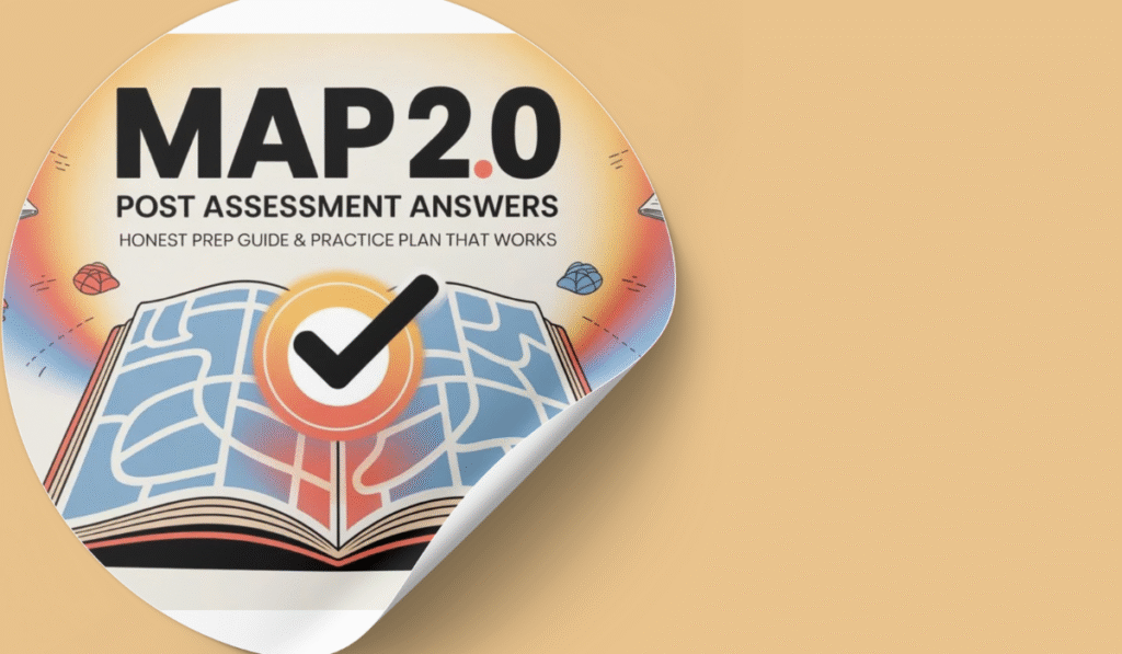 MAP 2.0 post assessment answers