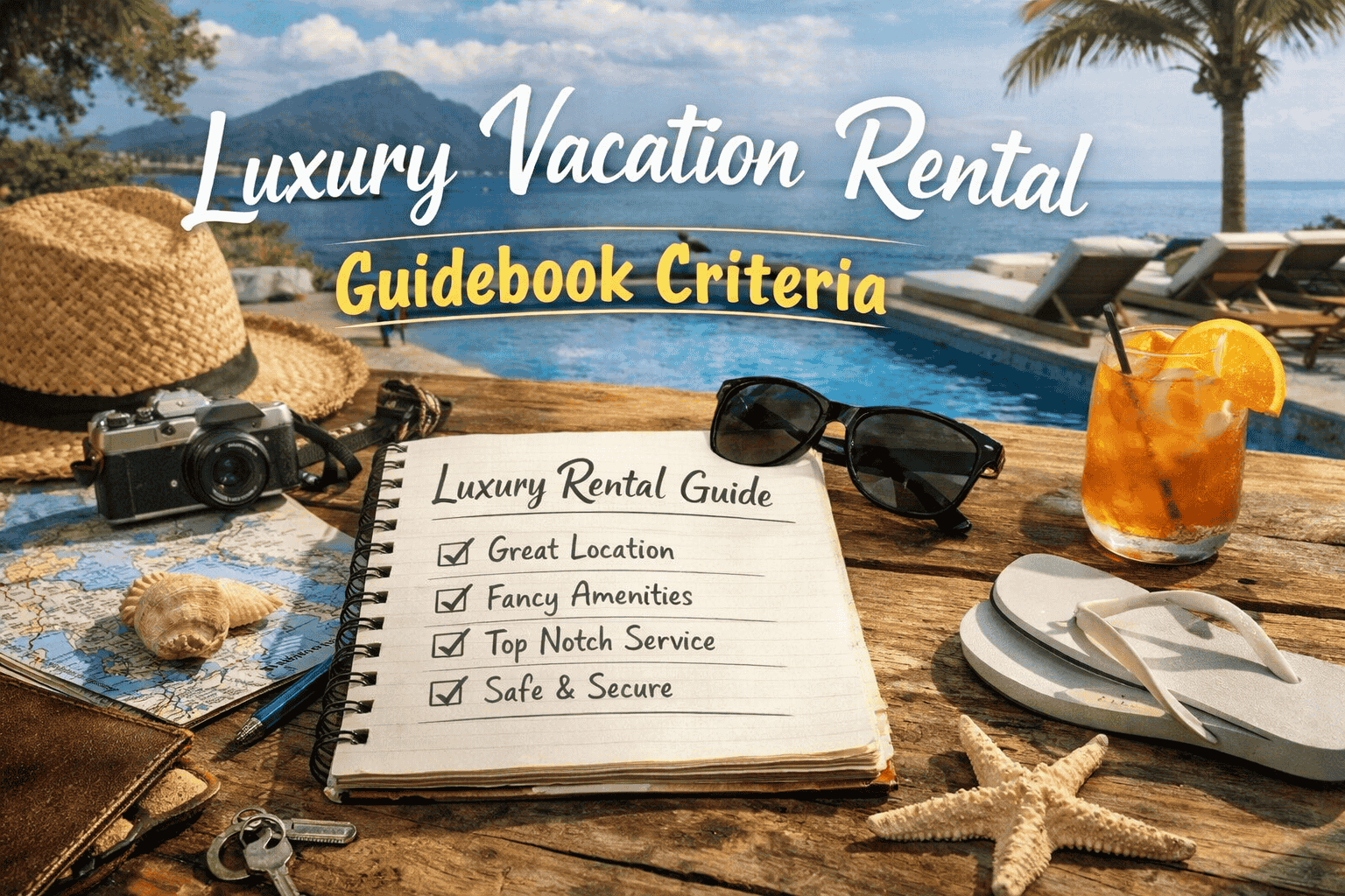 luxury vacation rental guidebook criteria