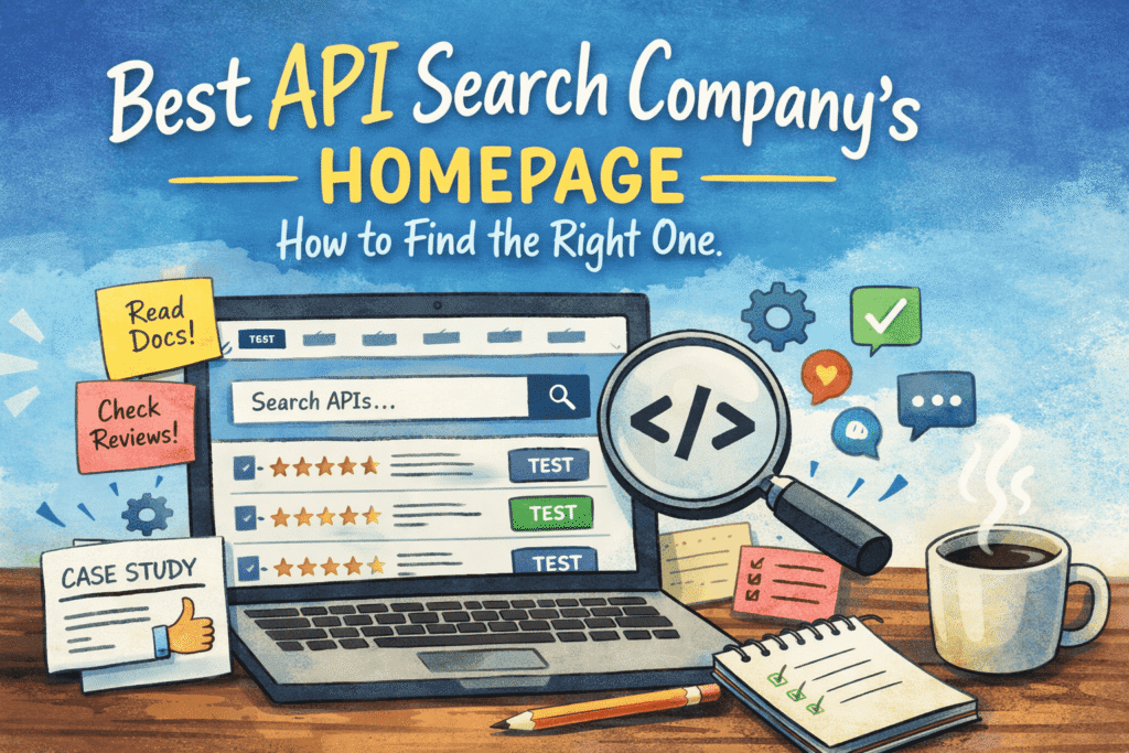 Best API Search Company’s Homepage