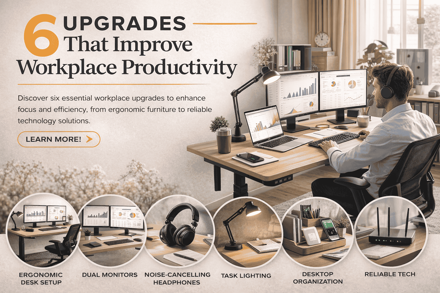 6 Upgrades That Improve Workplace Productivity