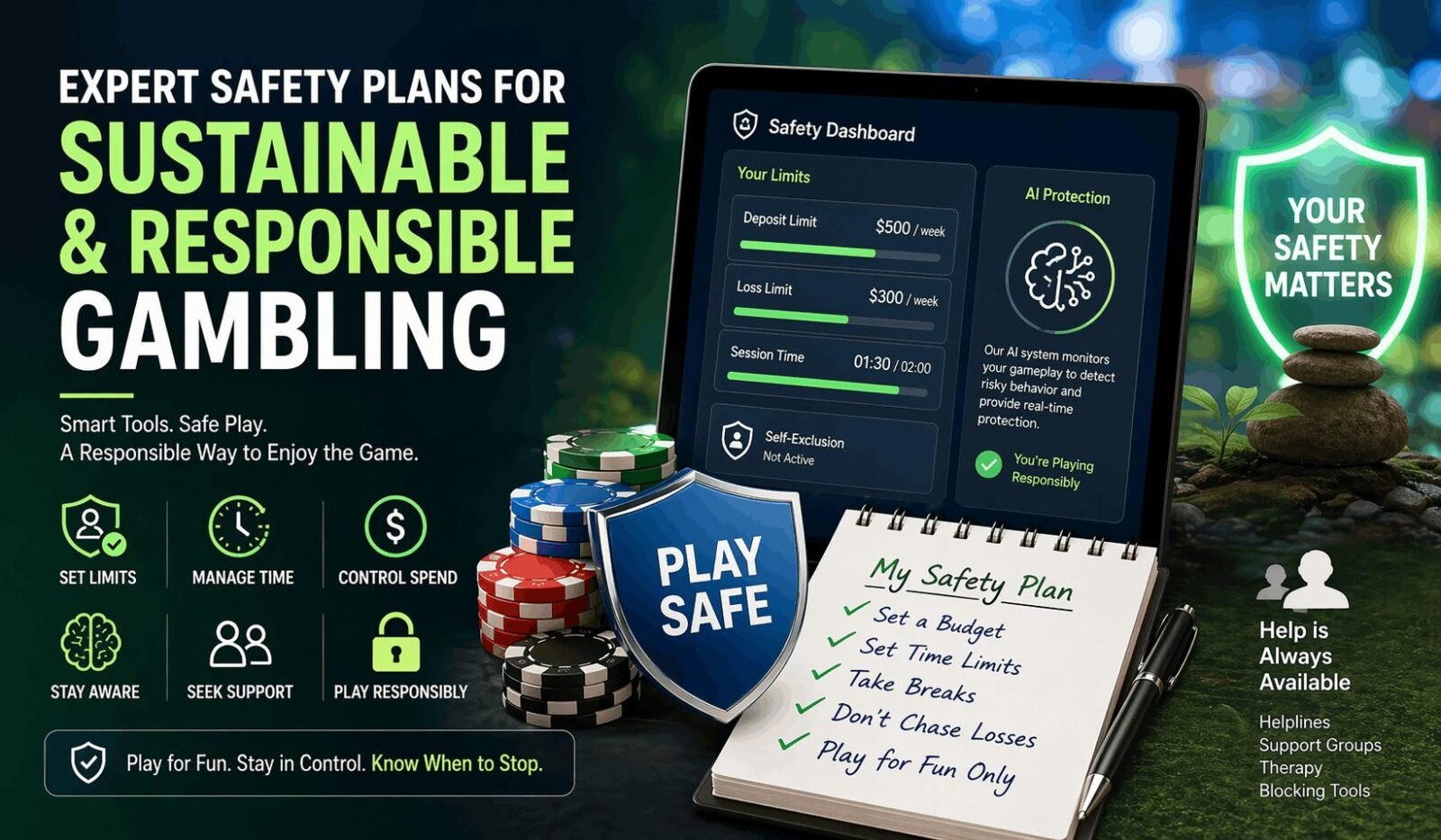 Responsible Gambling 2026: Safety Guide and Problem Prevention Tools