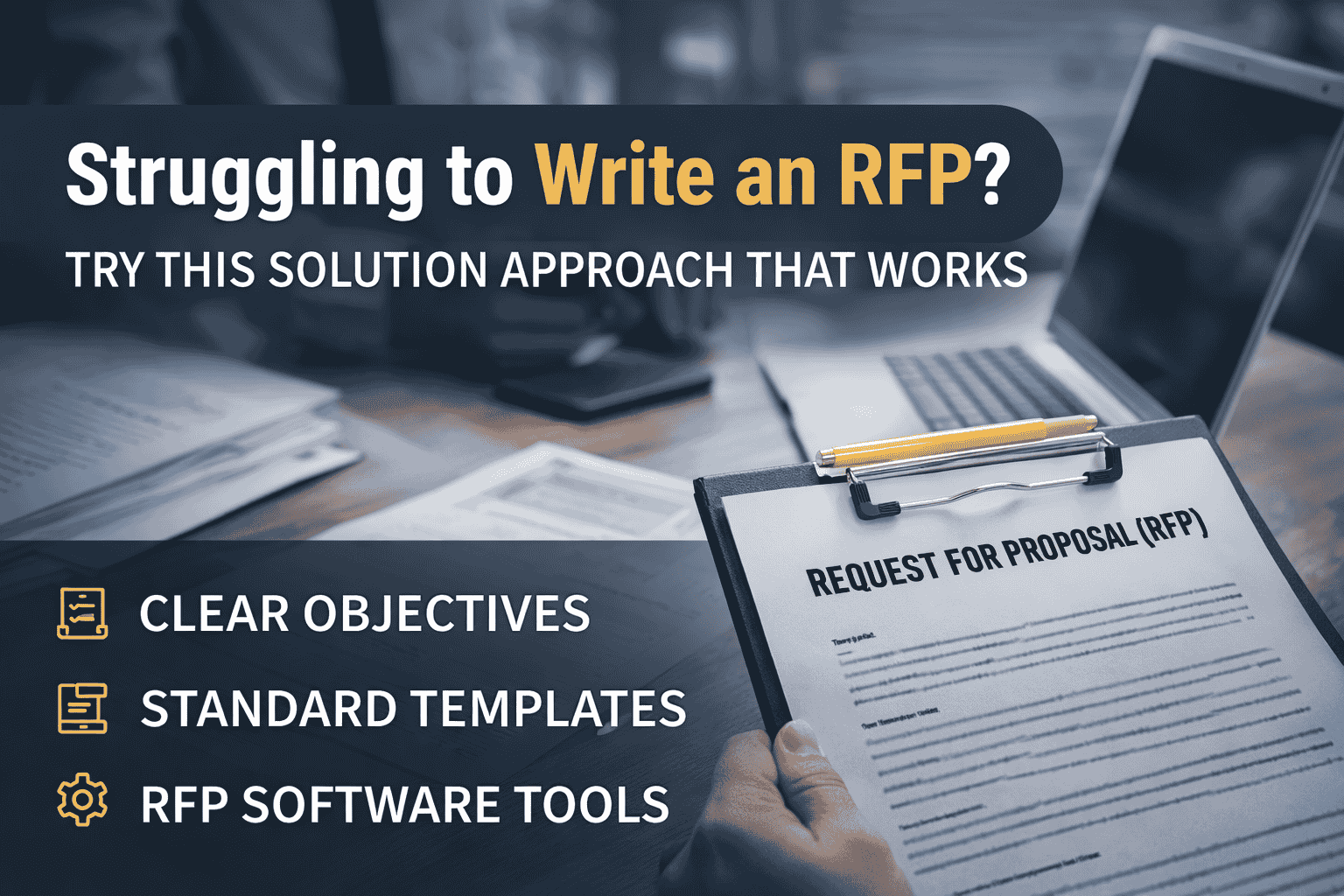 Struggling to Write an RFP Try This Solution Approach That Works