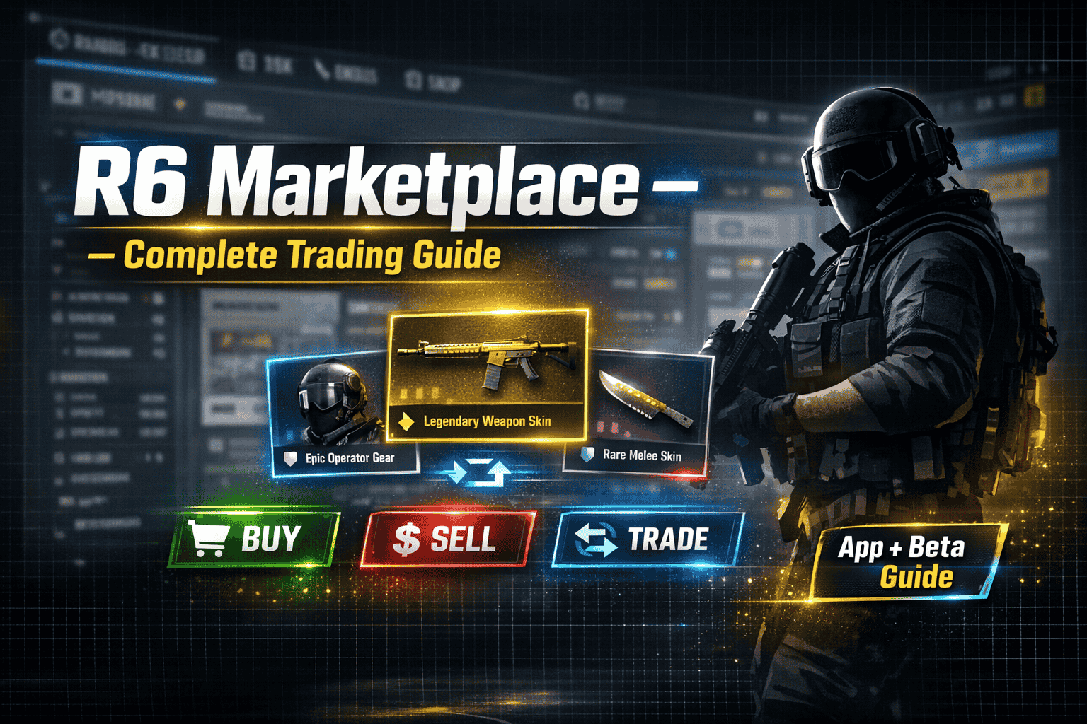 R6 Marketplace: Everything You Need to Know About Trading in Rainbow Six