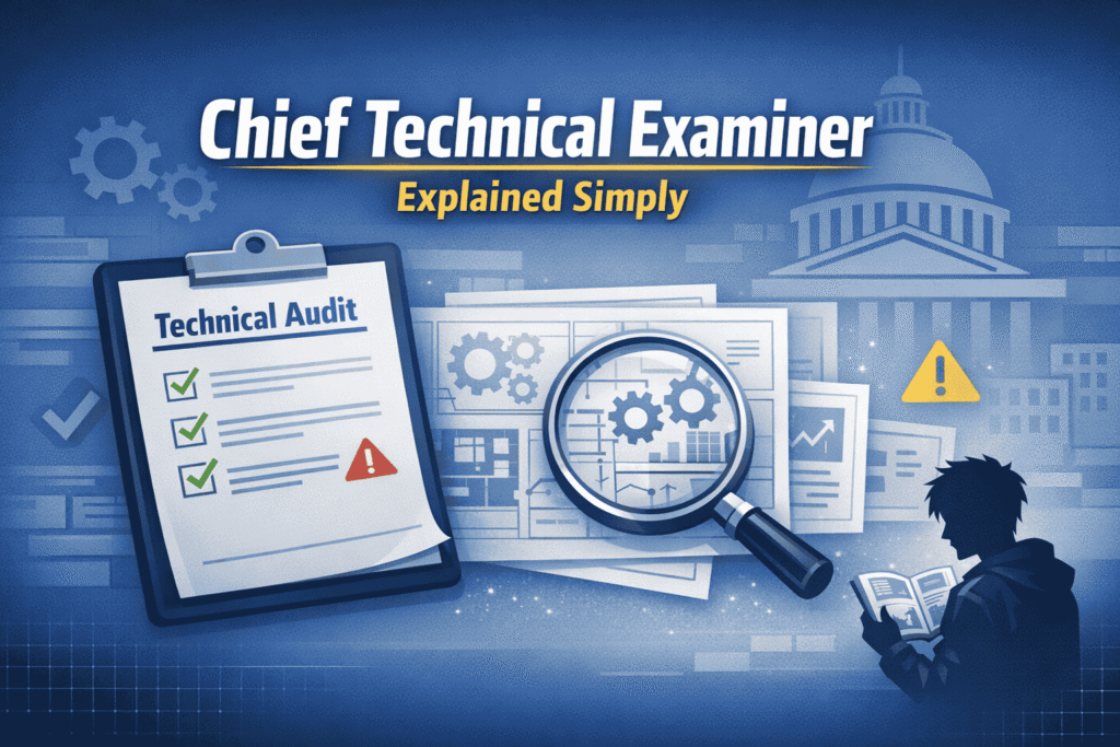 chief technical examiner