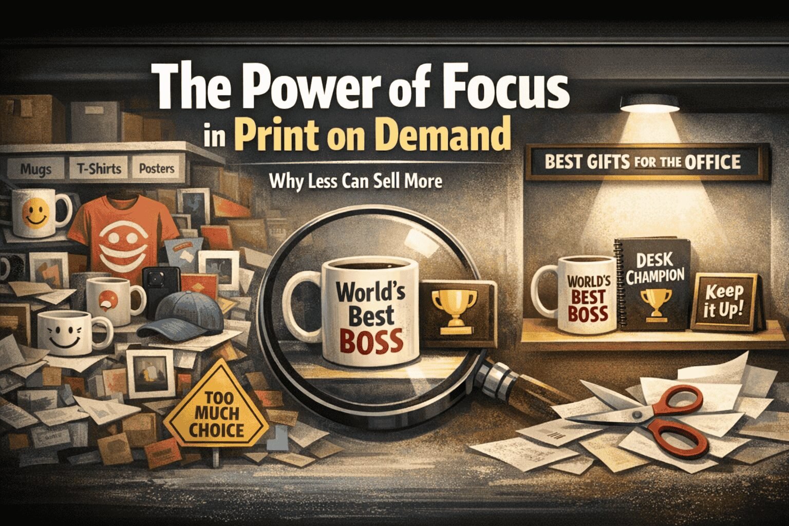 Why Good POD Stores Sell Fewer Things, Better