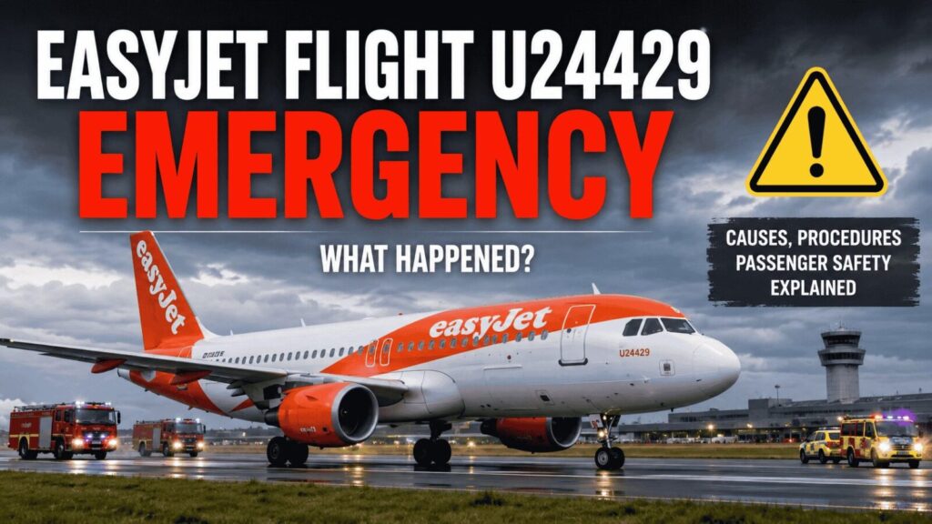 easyjet flight u24429 emergency