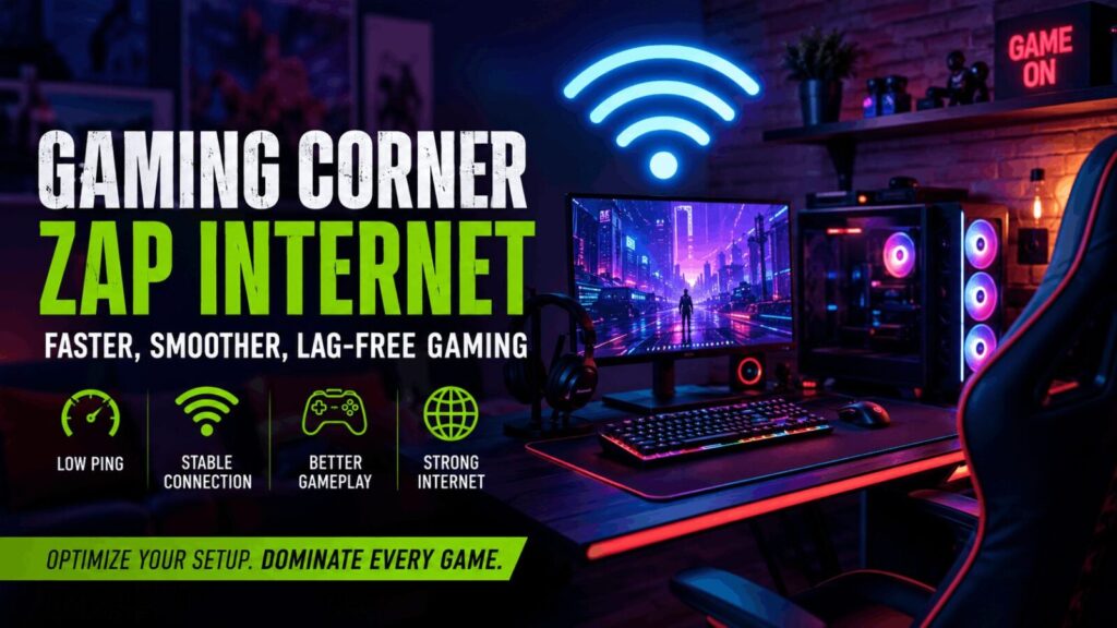 gaming corner zap internet