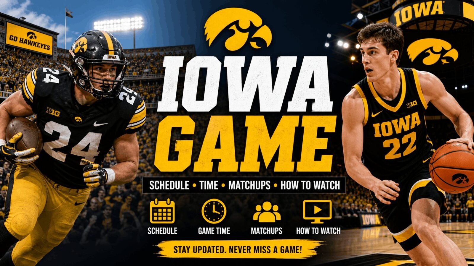 Iowa Game Today: Time, Schedule & How to Watch