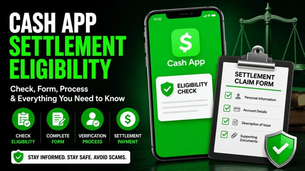 cash app settlement eligibility