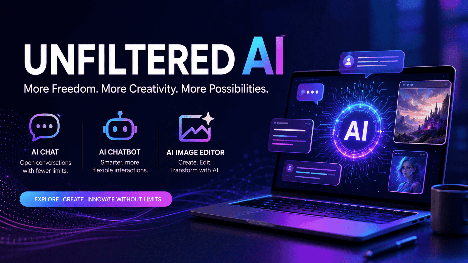 unfiltered ai