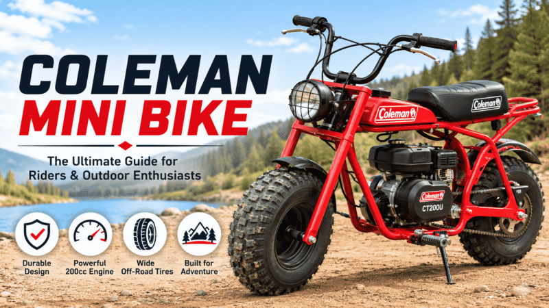 coleman mini bike