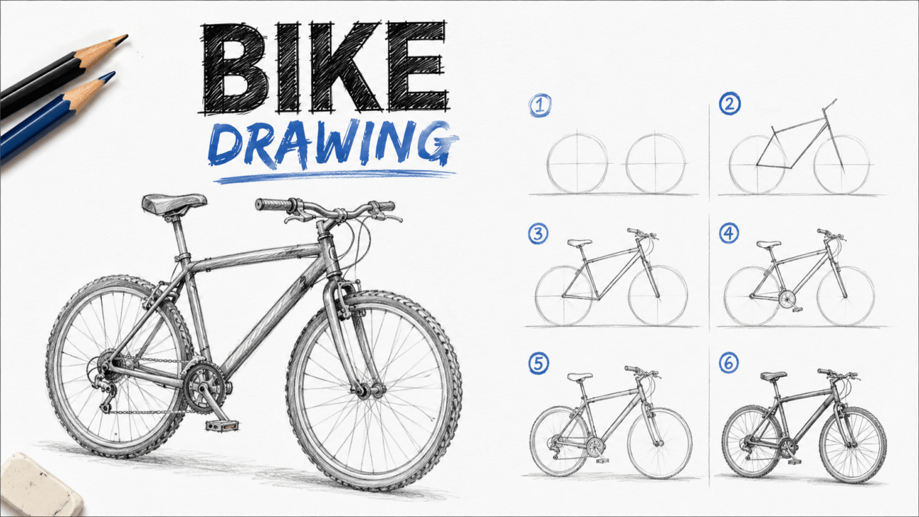 bike drawing