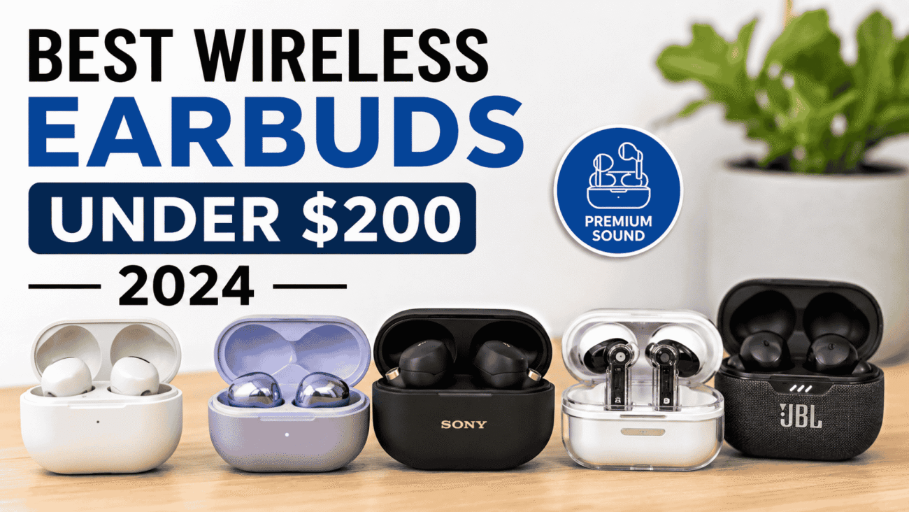 best wireless earbuds under 200 dollars 2024