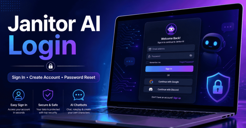 Janitor AI Login: Sign In, Password Reset & Fixes