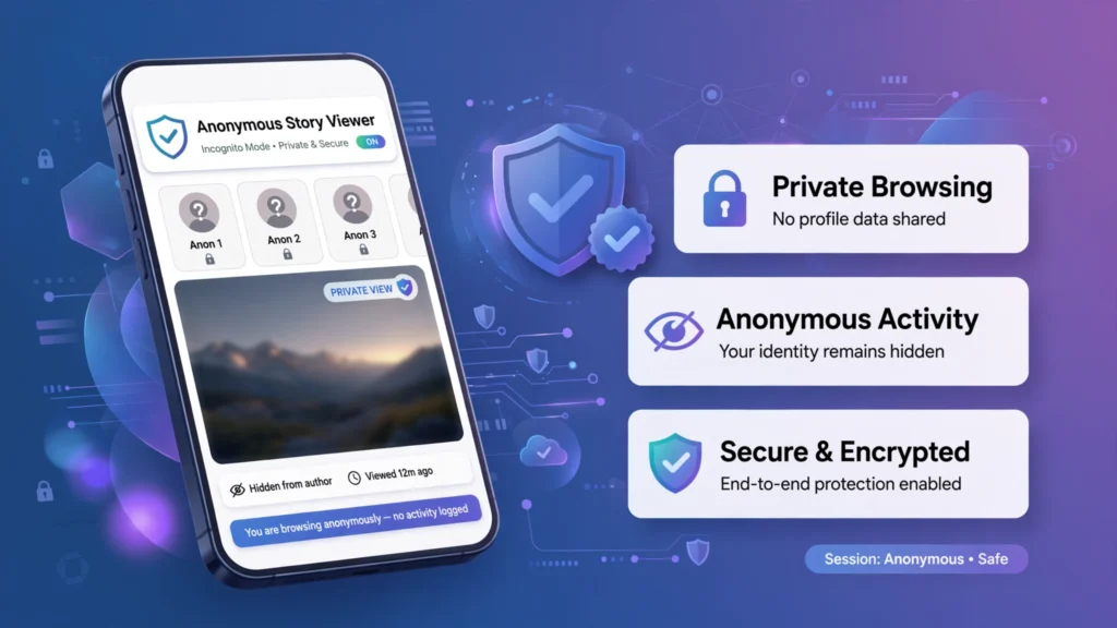 Mollygram Instagram viewer concept for anonymous story browsing