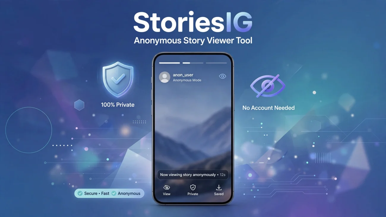 StoriesIG anonymous Instagram story viewer tool for private story browsing